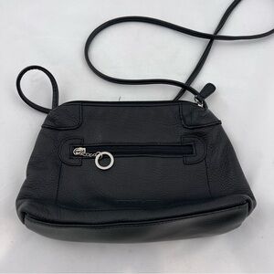 Stone & Co. Black Crossbody Bag with Silver Accent